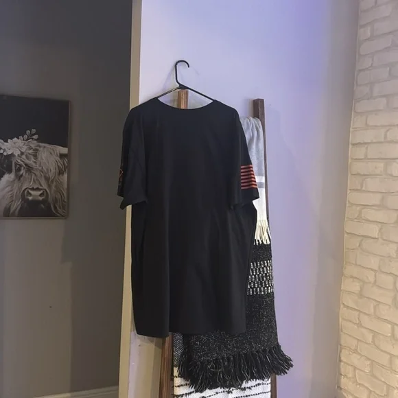 Grunt Style Black Tee with freedom graphic - Picture 3 of 4